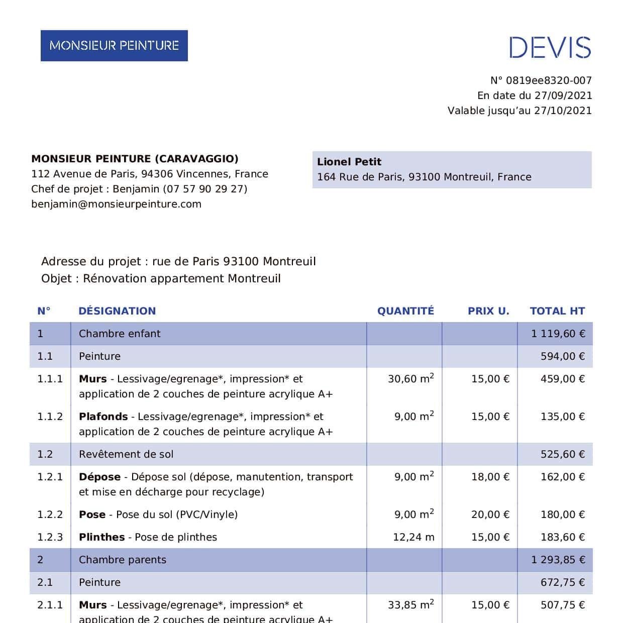 obtenez rapidement un devis personnalisé pour la rénovation de votre appartement à 94360. comparez les prix et prestations des professionnels locaux pour réussir votre projet en toute sérénité.